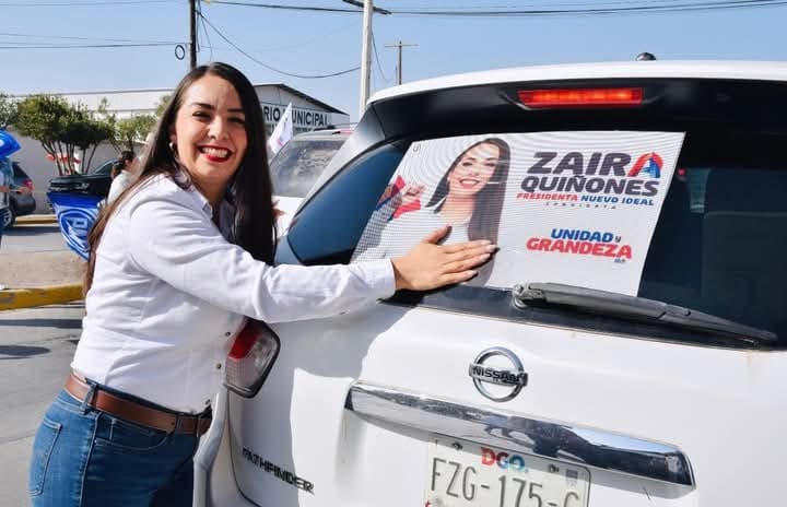 ARRANCA CAMPAÑA ZAIRA QUIÑONES CANDIDATA DEL PRI Y PAN EN NUEVO IDEAL